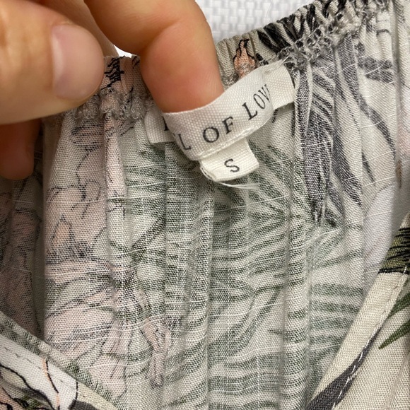 Cream Ruffled Wrap Maxi Dress - Picture 5 of 6